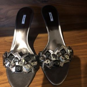 Never worn Miu Miu heals
